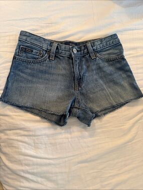 Polo by Ralph Lauren Faded Blue Denim Cutoff Shorts